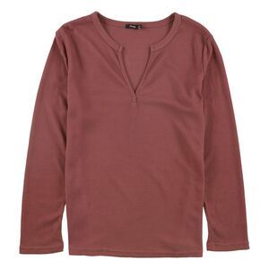 Famulily Womens Waffle Knit Basic T-Shirt, NWT